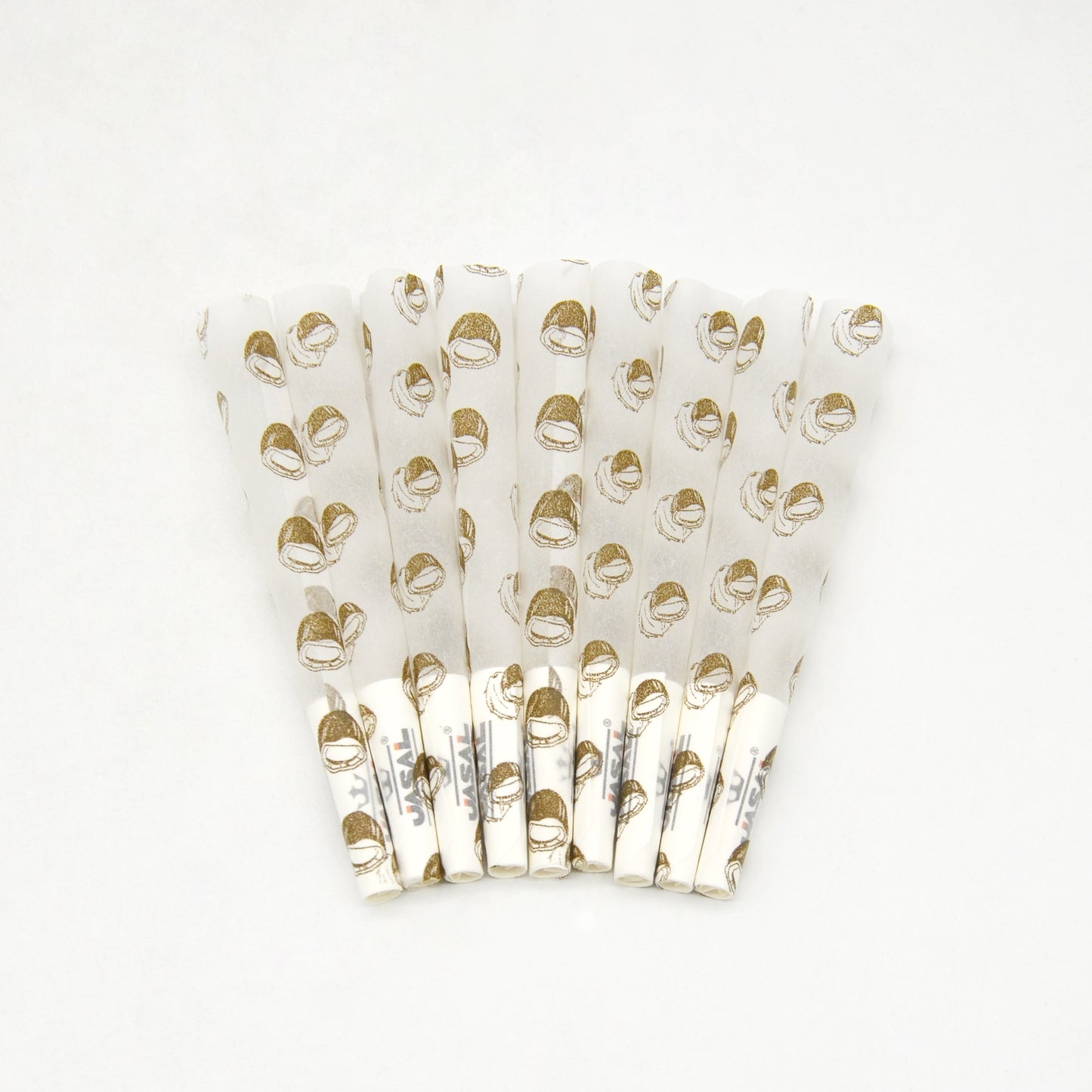 UASAL 48 Cone Coconut Fruit Flavor 1¼ Cones Smoking Rolled 84MM Rolling Paper with Tips & Packing Tubes Included