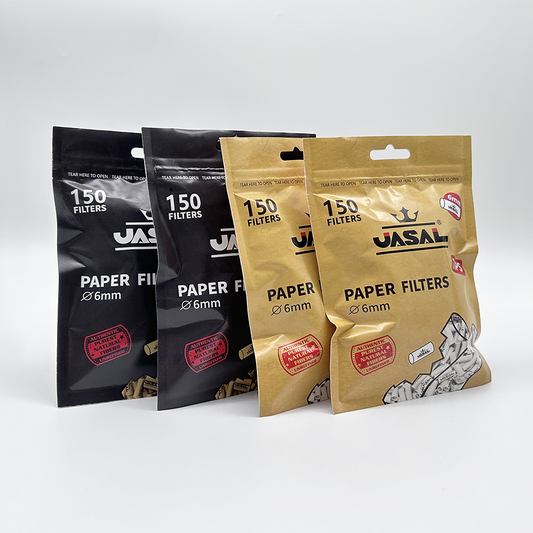 UASAL Tips Paper Accessories Unrefined 150 Pcs/Box Ø6mm Rolling Tips Rolling Paper Joints