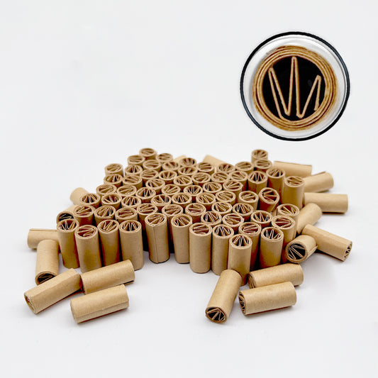 UASAL Tips Paper Accessories Unrefined 200 Pcs/Box Ø8mm Rolling Tips Rolling Paper Joints