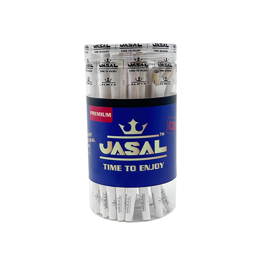 UASAL 50 Cone Premium 1¼ Cones Smoking Rolled 84MM Rolling Paper with Tips & Packing Tubes Included