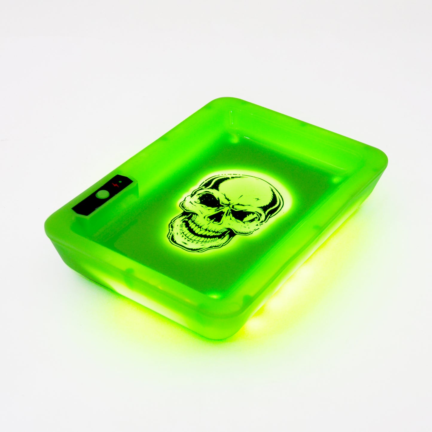 UASAL LED Glow Rolling Tray Luminous tray LED Tray Rolling Glow Light Up Rechargeable 6.9x4.8 Inch