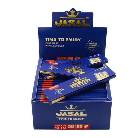 UASAL White King Size Cigarette Rolling Papers - 50 Packs 108mm Rolling Papers (32 Leaves in Pack) 1600 Total